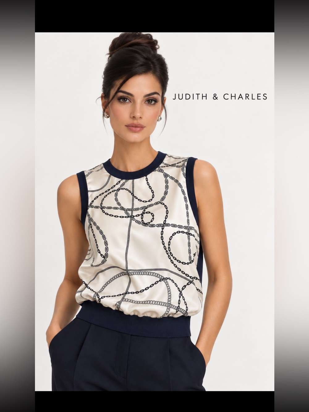 JUDITH & CHARLES, the merino wool & silk top!